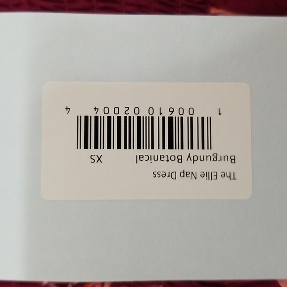 The Ellie Nap Dress Burgundy XS - Picture 8 of 8